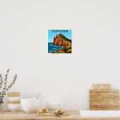 Yeppoon Queensland Australien Vintage Reise Poster (Küche)