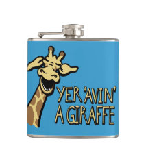 Yer 'avin' eine Giraffe-Slang-Cockney-Spaß-Flasche