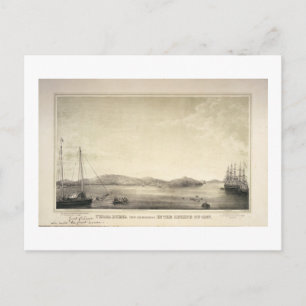 Yerba Buena (heute San Francisco) Frühjahr 1837 Postkarte