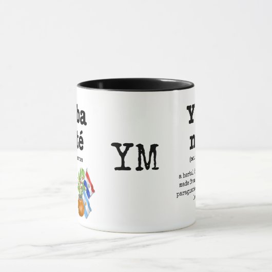 YERBA MATE Definition Monogramm Tasse (Zentrum)