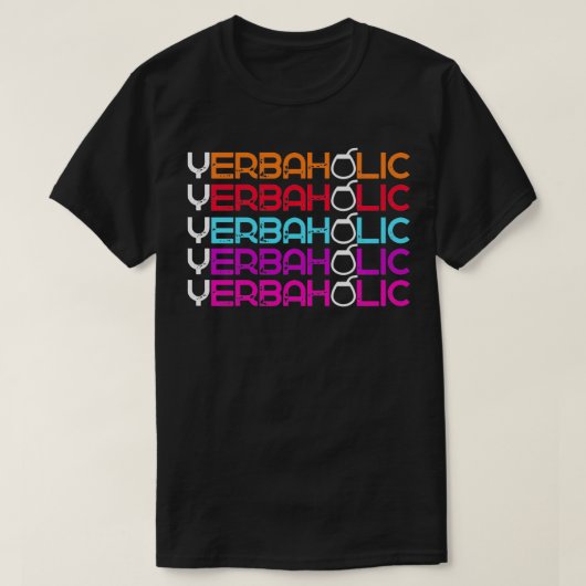 Yerbaholic Yerba Mate Tee Drinker Lover Damen Frau (Design vorne)