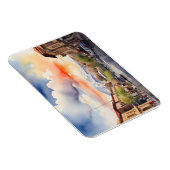 Yerevan Aquarellkunst Magnet (Rechte Seite)