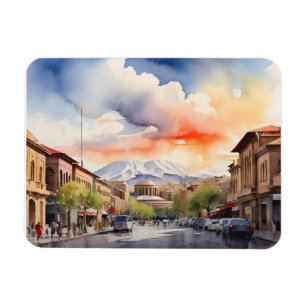 Yerevan Aquarellkunst Magnet