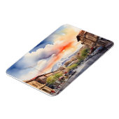 Yerevan Aquarellkunst Magnet (Linke Seite)