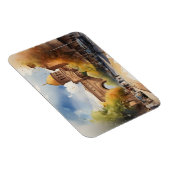 Yerevan Aquarellkunst Magnet (Rechte Seite)