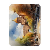 Yerevan Aquarellkunst Magnet (Vertikal)