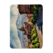 Yerevan Aquarellkunst Magnet (Vertikal)