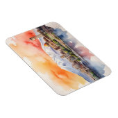 Yerevan Aquarellkunst Magnet (Rechte Seite)