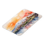 Yerevan Aquarellkunst Magnet (Linke Seite)