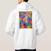 Yerevan Armenia City Map Hoodie (Rückseite)