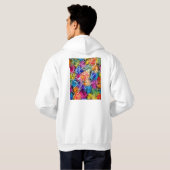 Yerevan Armenia City Map Hoodie (Schwarz voll)