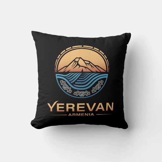 Yerevan Armenia Kissen (Vorderseite)