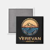Yerevan Armenia Magnet (Vorderseite/Rückseite)