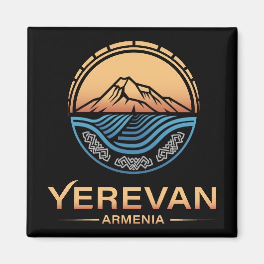 Yerevan Armenia Magnet (Vorne)