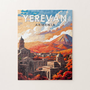Yerevan Armenia Reisen Kunst Vintag Puzzle