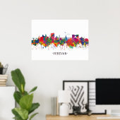 Yerevan Armenia Skyline Poster (Heimbüro)