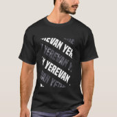 Yerevan Camouflage Pattern Gray Camouflage T-Shirt (Vorderseite)