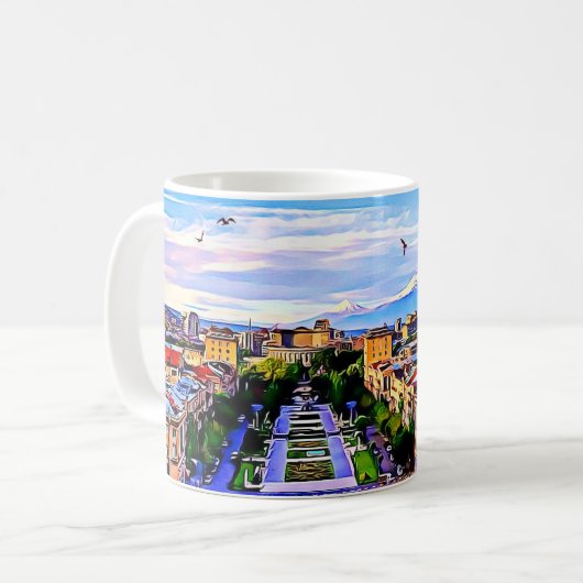 Yerevan Kaffeetasse (Vorderseite Links)