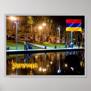 Yerevan - Nachtleben - Poster