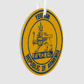 Yerevan Round Emblem Ornament (Vorderseite)
