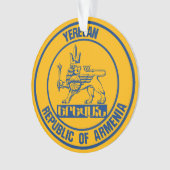 Yerevan Round Emblem Ornament (Vorderseite)