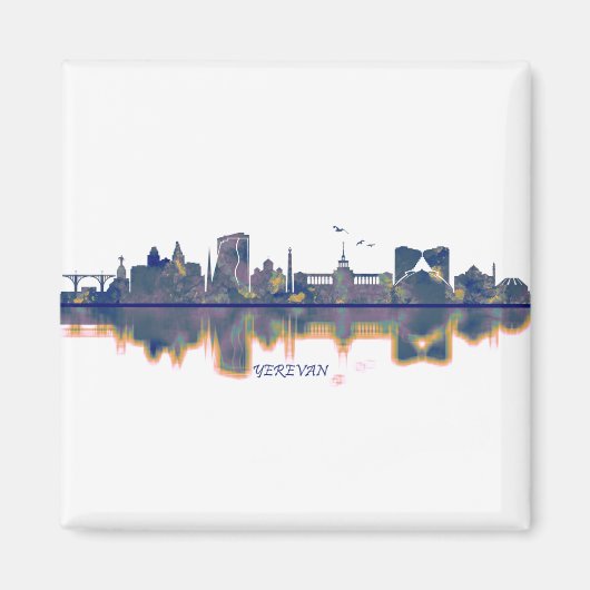 Yerevan Skyline Magnet (Vorne)