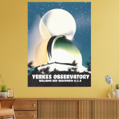 Yerkes Observatory Williams Bay, Wisconsin, USA Leinwanddruck (Insitu (Wohnzimmer))