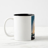 Yerkes Observatory Williams Bay, Wisconsin, USA Zweifarbige Tasse (Links)