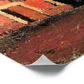 Yerres, the Aviary in Ornamental Farm, Poster (Ecke)