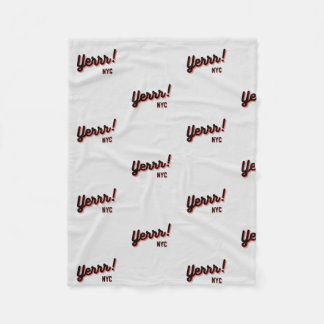 YERRR! NYC Fleece Blanket