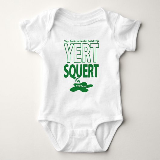 YERTSQUERT Bio Baby Strampler (Vorderseite)