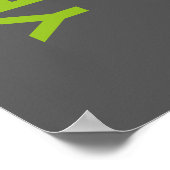 YES, CHEF! – Funny Kitchen Poster (Ecke)