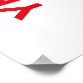 YES, CHEF! – Funny Kitchen Poster (Ecke)