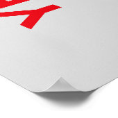 YES, CHEF! – Funny Kitchen Poster (Ecke)