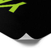 YES, CHEF! – Funny Kitchen Poster (Ecke)