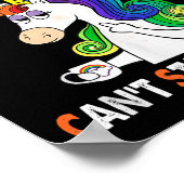 Yes I Am A Member Of The Csi Team Can't Stand Idio Poster (Ecke)