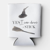 Yes I Can Drive A Stick Fun Happy Halloween Dosenkühler (Vorderseite)