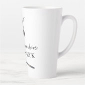 Yes I Can Drive A Stick Fun Happy Halloween Milchtasse (Rechts)