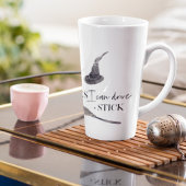 Yes I Can Drive A Stick Fun Happy Halloween Milchtasse