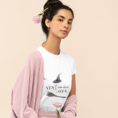 Yes I Can Drive A Stick Fun Happy Halloween T-Shirt