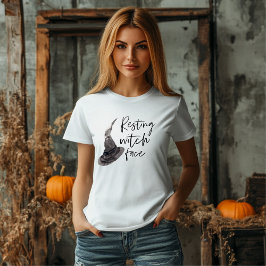 Yes I Can Drive A Stick Fun Happy Halloween T-Shirt