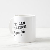 Yes I Can Drive A Stick Kaffeetasse (Vorderseite Links)