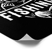 Yes I Do Have A Retirement Plan Fishing Funny Fish Poster (Ecke)