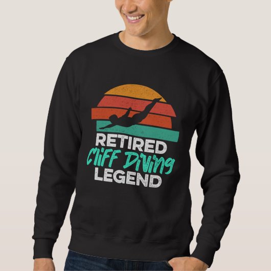 Yes I Do Have A Retirement Plan I Plan On Jumping  Sweatshirt (Vorderseite)