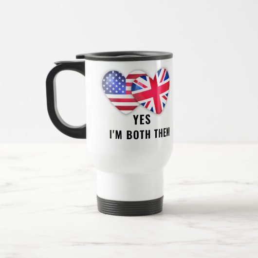 Yes, I’m Both – Citizenship Day Reisebecher (Links)