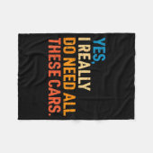 Yes I Really Do Need All These Funny Car Mechanic  Fleecedecke (Vorderseite (Horizontal))