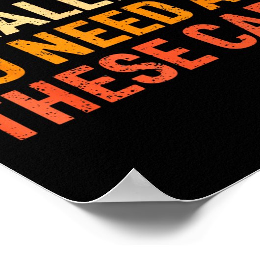 Yes I Really Do Need All These Funny Car Mechanic  Poster (Ecke)