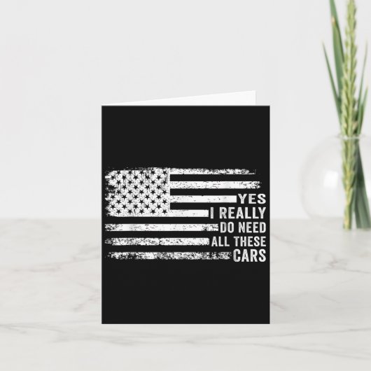 Yes I Really Do Need All These Funny Garage Mechan Karte (Vorderseite)