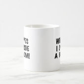Yes I Ride a Broom Kaffeetasse (Mittel)
