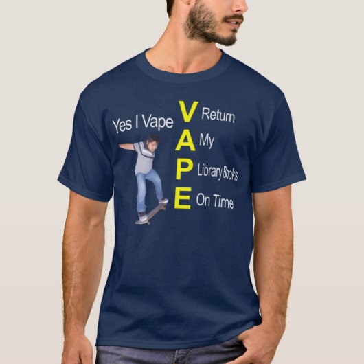 Yes I Vape Dank T-Shirt (Vorderseite)